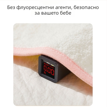 Kangbeibang Детски водоустойчив биб за миене на лице и зъби, памучен над 95%, мултифункционална кърпа за избърсване на лицето, модел едноцветен или карикатурен, безопасност Категория A, за деца 0–8 години