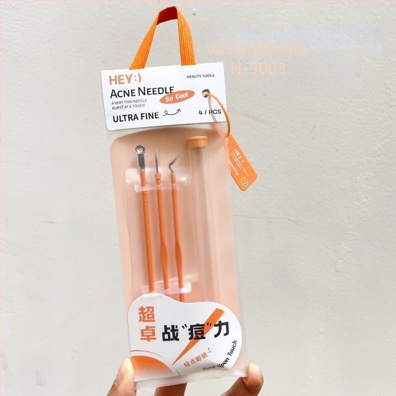 Marian комплект за акне: игла и клипса, неръждаема стомана, 5-годишен срок на годност