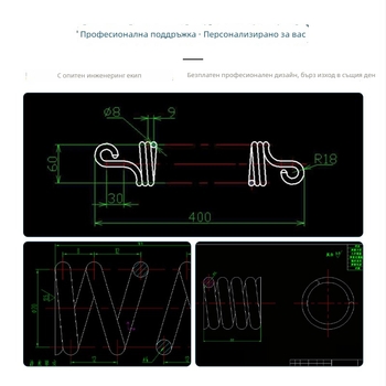 304 неръждаема стомана компресионна пружина за мебели и механичен/електронен хардуер — Jieqiao