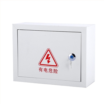 Електрически разпределителен шкаф с 10 вериги, 10 ключове, стенен монтаж, железен корпус и номинален ток 100 A