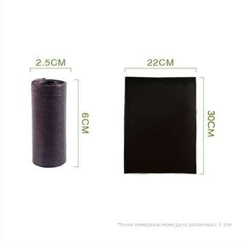 Торбички за отпадъци на домашни любимци, за кучета и котки, ролка непрекъснато използване, стандартна дебелина