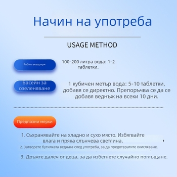 Витаминни таблетки за декоративни риби – Chongfutang, 80 g, аквариумно оборудване