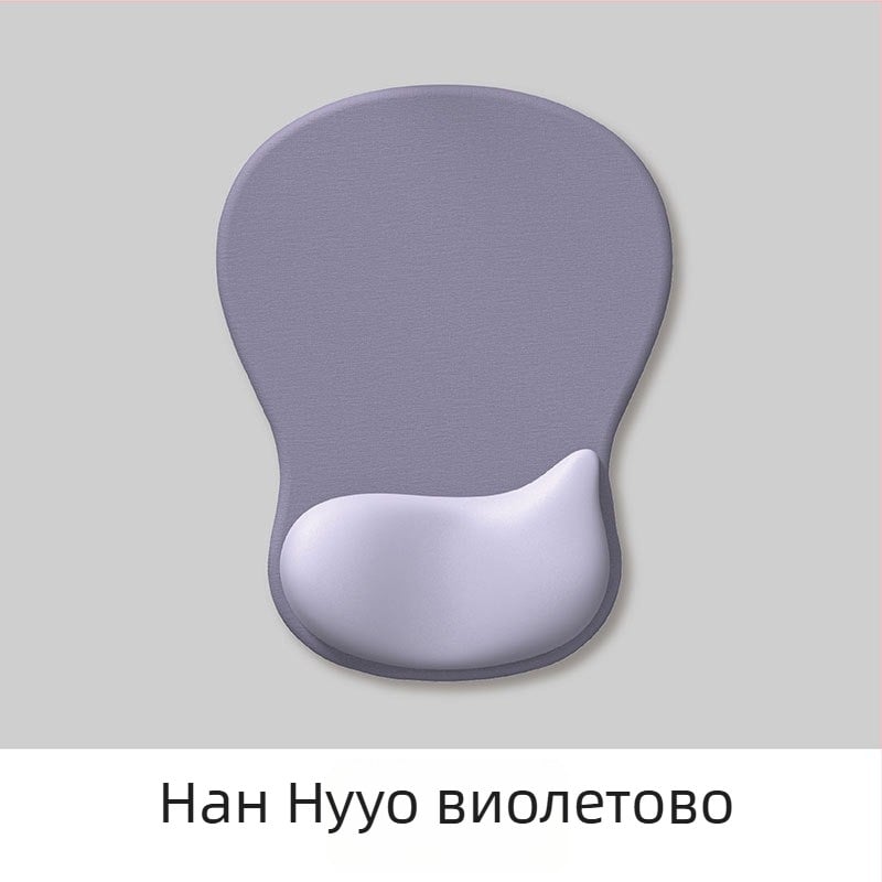 Мишкоподложка за китката от гума — градиентна, дебела, антиплъзгаща, ергономична поддръжка на китката; модел Water style мишкоподложка; материал гума; форма киткова подложка; обработка OEM