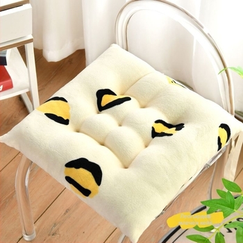 Възглавница за стол, плюшена, пълнител ЕПЕ, графичен анимационен мотив, модерен минималистичен стил, подходяща за всекидневна, спалня, кабинет и офис