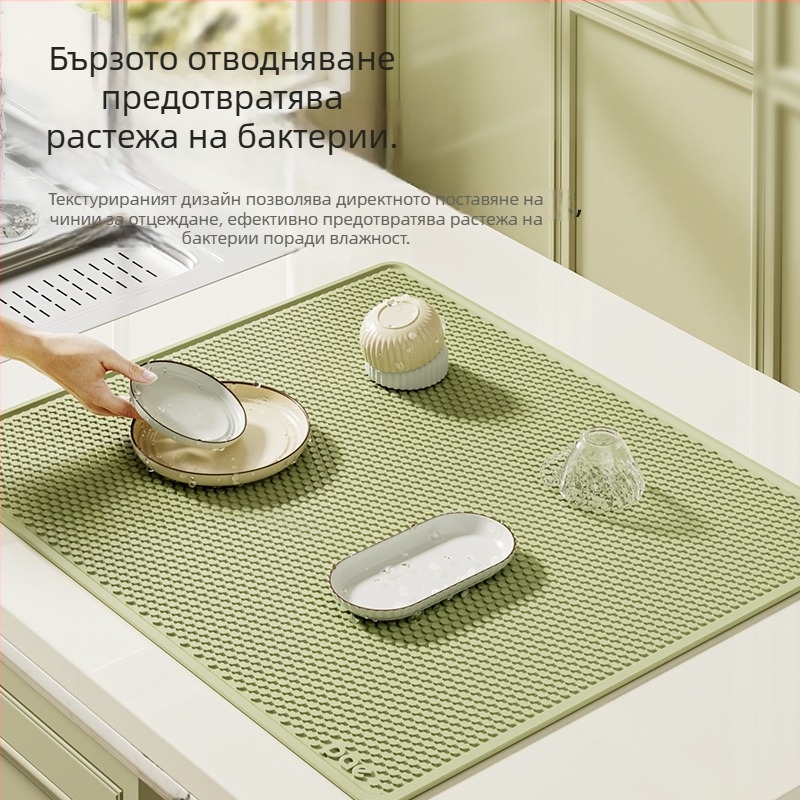 Силиконова кухненска подложка – антихлъзгаща, термоустойчива, квадратна, премиум качество
