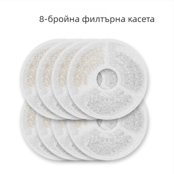 Petwant W7W8 филтър елемент за автоматично устройство за пиене на домашни любимци, сваляем, CE, GB4706.1-2005