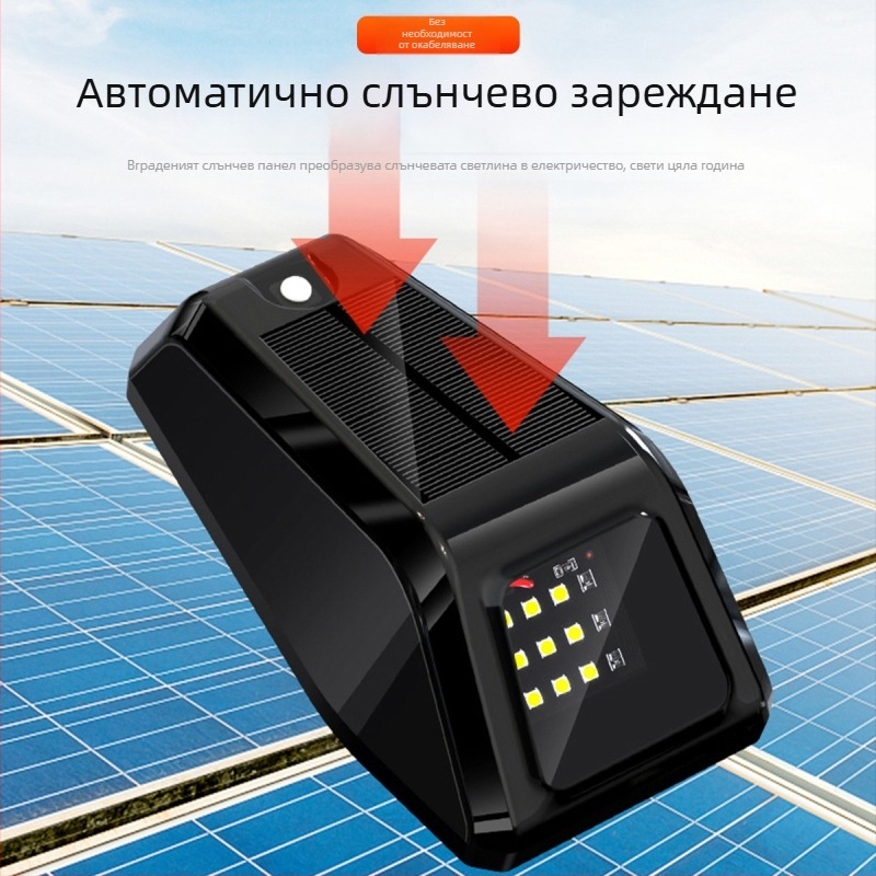 Соларен LED пилотна светлина за покрива на автомобил - 12 LED DRL и амбиентно предупредително осветление. Модел DRL172