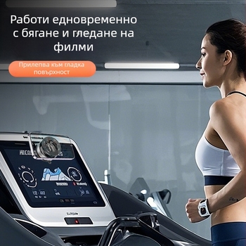 Държач за телефон за автомобил Ke hao с вакуумно закрепване, 360° въртене, USB порт за зареждане, универсална съвместимост