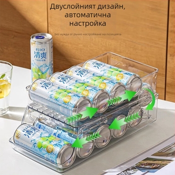 Двупластов въртящ се сгъваем рафт за съхранение на напитки, кухненски плот