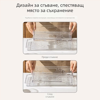 Двупластов въртящ се сгъваем рафт за съхранение на напитки, кухненски плот