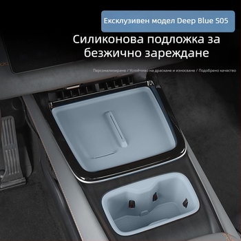Силиконова антиплъзгаща подложка за безжично зарядно устройство и интериорна модификация, Без персонализация, Марка: Друга