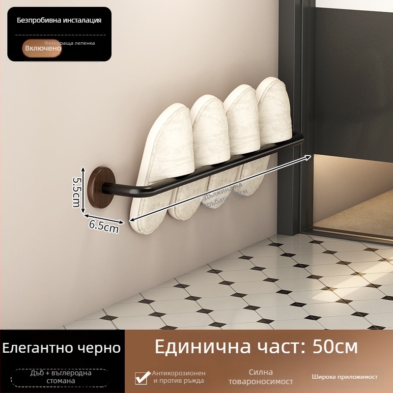 Държач за кърпи от неръждаема стомана, 5 кг товар, 1 слой, водоустойчиво покритие с дървен восък и масло, стил лукс