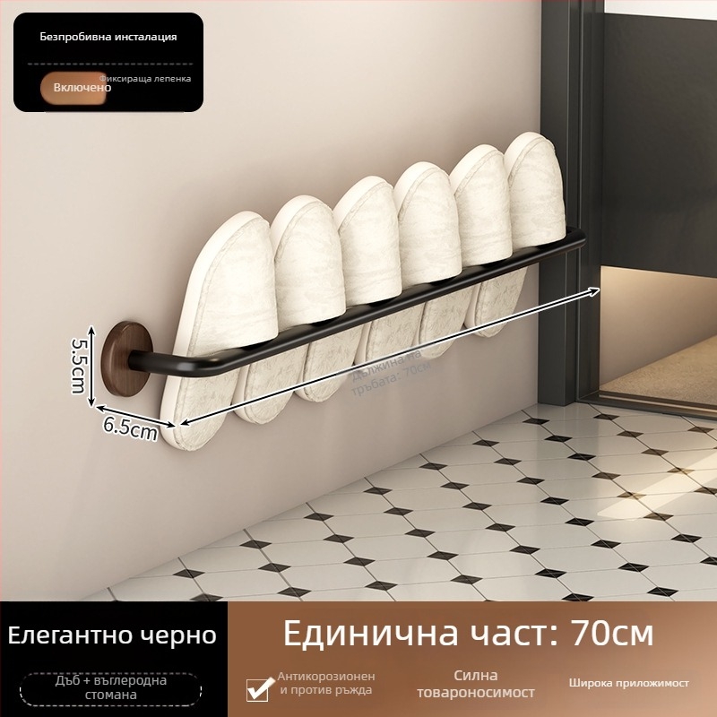 Държач за кърпи от неръждаема стомана, 5 кг товар, 1 слой, водоустойчиво покритие с дървен восък и масло, стил лукс