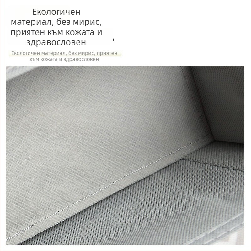 Закачваща се към врата чанта за съхранение, многослойна нетъкан текстил, четири отделения, гардеробно/спално съхранение, мултифункционална