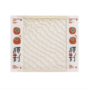 Кухненска стенна мрежеста чанта за съхранение с велкро, полиестер, модел Y, мултифункционална