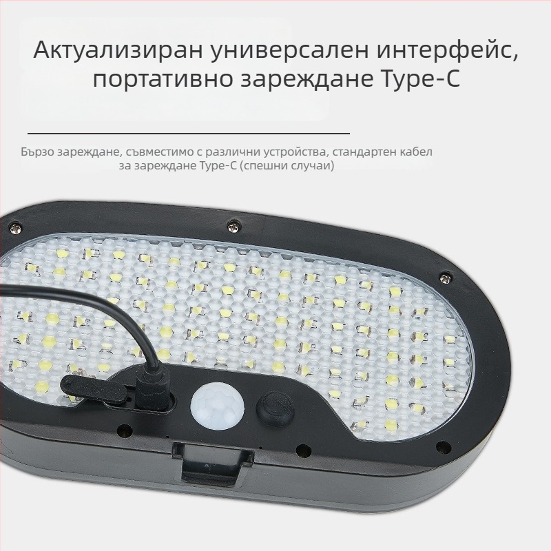 Соларни външни LED светлини за двор с датчик за движение и клип за ограда — IP65, 3.6V, 6–12 ч работа
