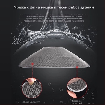 Boss филтър за абсорбатор: 8212 вътрешна мрежа, 8210 димна мрежа, 8010 филтърна мрежа за масло