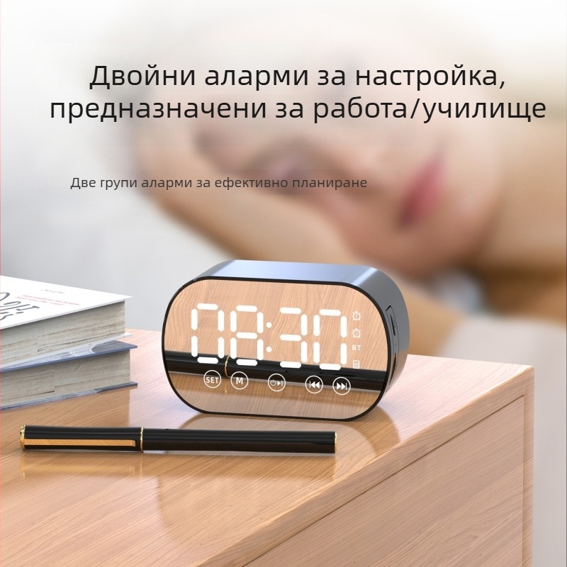 Bluetooth настолен говорител с вградена батерия, 10W, 30 Hz–15 kHz, SNR под 60 dB
