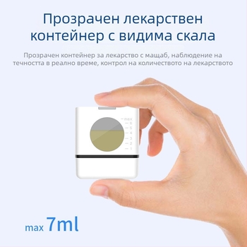 Електрически масажен гребен за скалп, BK-SY01, захранва се с батерия тип бутон, против сърбеж и успокояване на скалпа