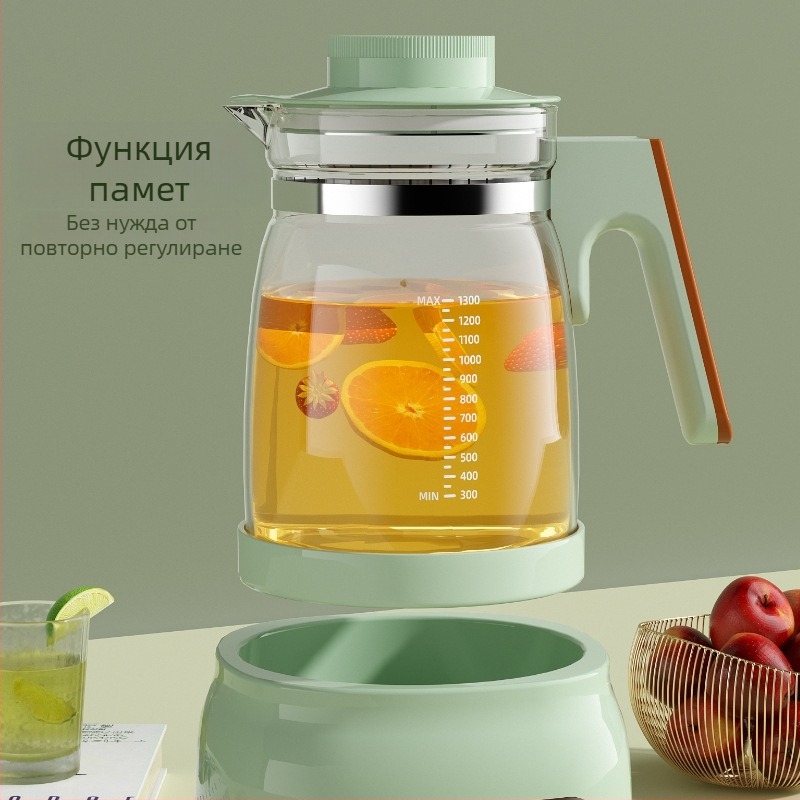 Стъклен електрически чайник за бебешко мляко – термостатичен контрол, управление с докосване, напълно автоматично загряване на млякото, дисплей и функция поддържане на температурата