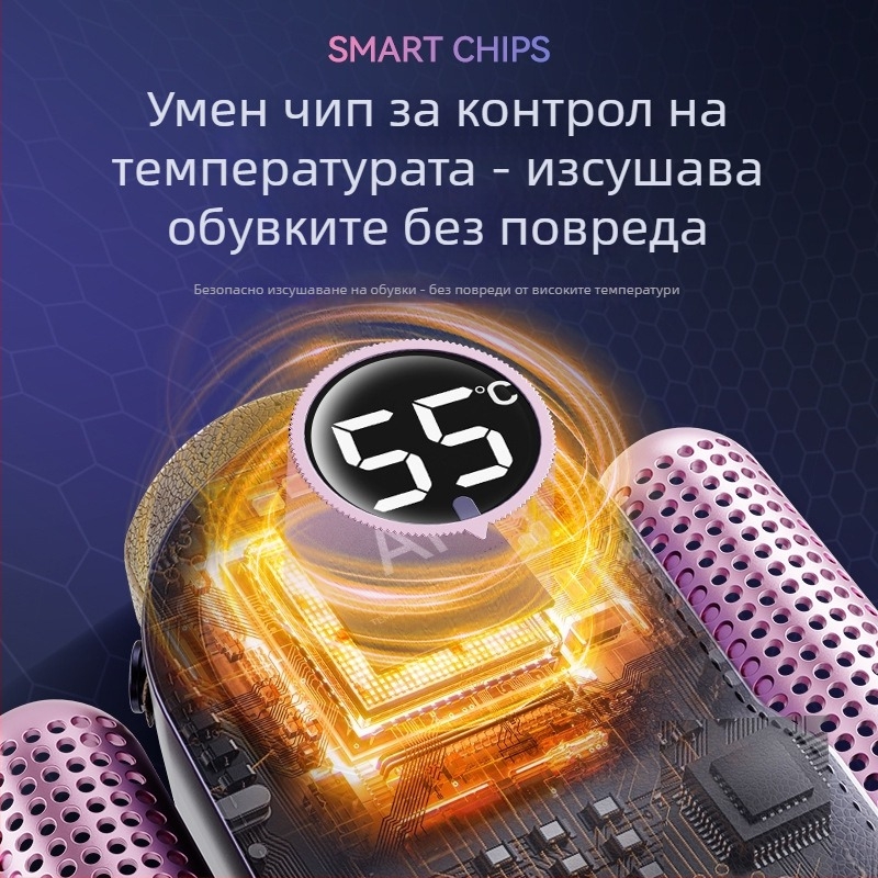 Сушилник за обувки Wear your heart, модел 1, 220V, 130W, 50Hz