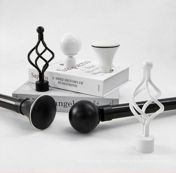 Комплект завесни пръти: римска пръчка, единичен и двоен прът, алуминиеви скоби, модерен минималистичен стил, персонализируем