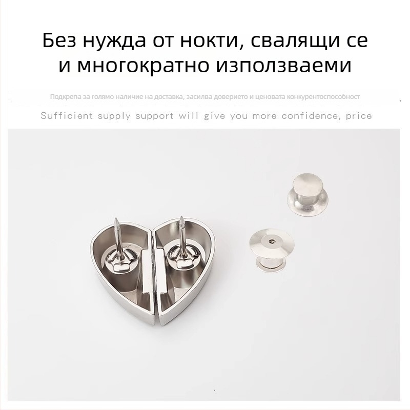 Friendly алуминиева сплав магнитна щипка за завеси, модерен минималистичен стил, персонализираема