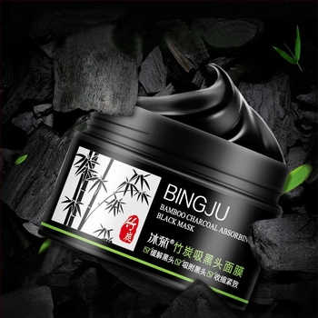Маска за черни точки с бамбуков въглен – почистване на порите, премахва черни точки, грижа за зоната T, подходяща за всички типове кожа