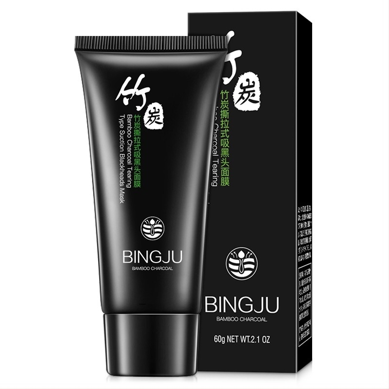 Маска за черни точки с бамбуков въглен – почистване на порите, премахва черни точки, грижа за зоната T, подходяща за всички типове кожа