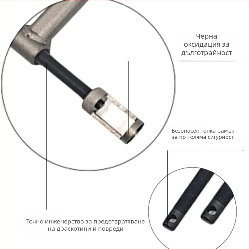 Клещи за демонтаж и монтаж на клапанна пружина, без разглобяване, комплект за автомобилен ремонт, въглеродна стомана