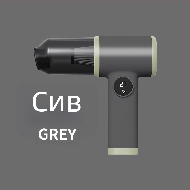 Прахосмукачка за кола, ръчна, USB захранване, вградена батерия 1001–1600 mAh, всмукване 4100–5000 Pa, време за работа 1–3 ч, напрежение ≤36V