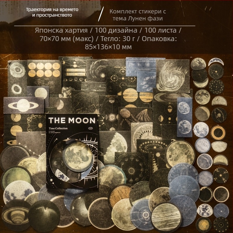 Time Collection Series - A good day Washi стикери за дневник, японска хартия, печат, ретро флорални мотиви