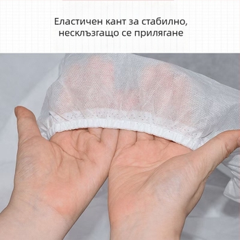 Покривка за легло от полиестер, обшивка по краищата, полупечатване и боядисване, модерен стил