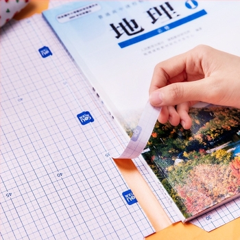 Deli прозрачен самозалепващ филм за корица на книга, филм за защита на корица на книга, не е внос, без IP разрешение, не е подарък