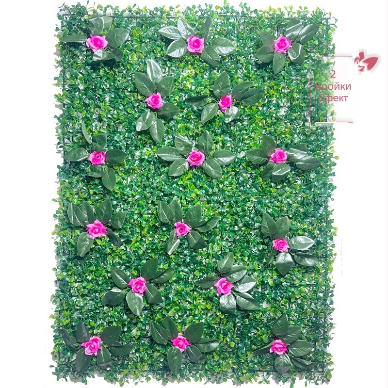 Yi Xiang Изкуствен тревен панел за стена, серия Simulation turf, материал: пластмасово растение, персонализирана обработка, полу-ручен/полу-механичен процес