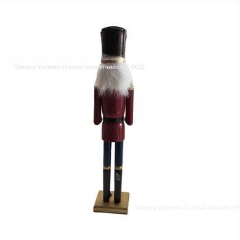 Nutcracker Soldier Ornament – дървен декоративен елемент (Turned Wood) – Коледен подарък, Подарък за фестивал