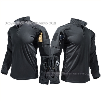 Wind Военна тренировъчна камуфлажна униформа, памучно-смесена материя, влагоотводяща, камуфлажен принт, за лято и пролет, за възрастни мъже