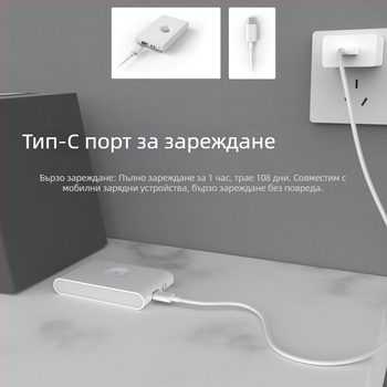 LED лампа с детектор на движение за коридор и стълбище — нощна лампа за спалня с USB зареждане, модерен минималистичен стил, модел 001, марка Other, стартово количество 1, без сертификация