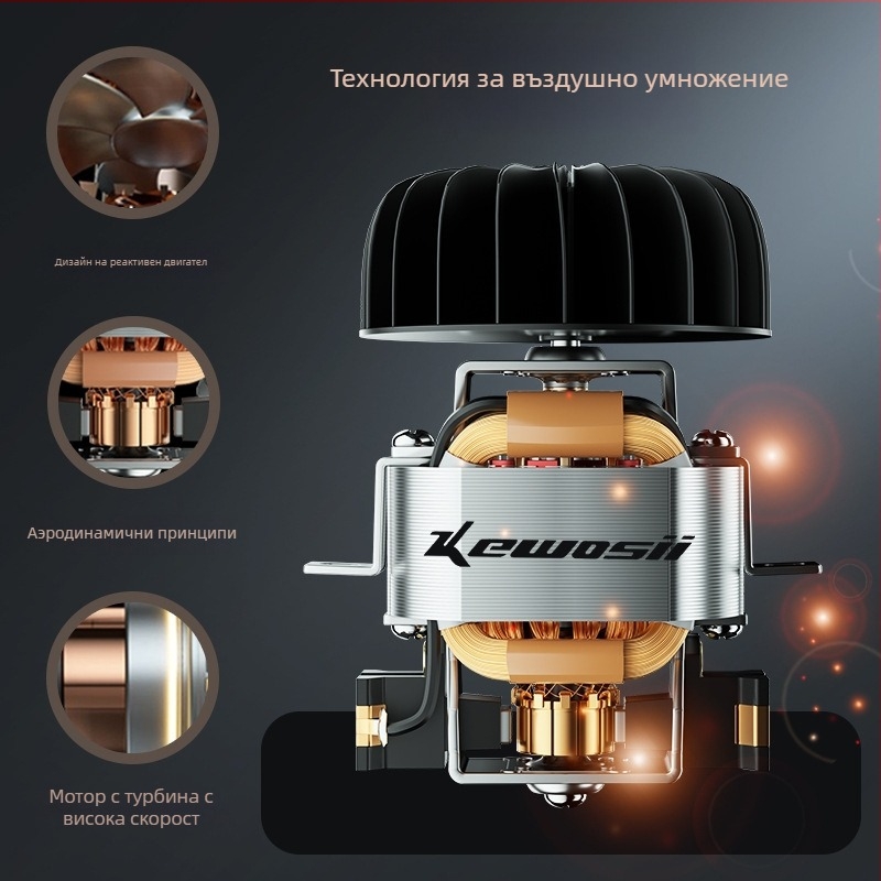 Фен за коса, мощен 2500W, DC мотор, 3 скорости, режим студен/горещ въздух, постоянна температура, една дюза