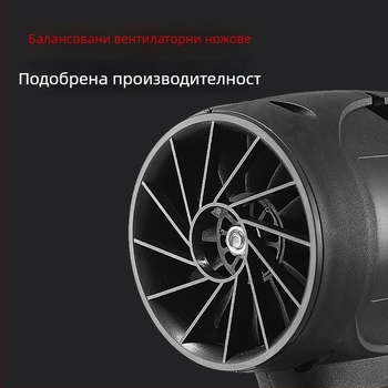 Безжичен ръчен въздушен духач за прах, литиева презареждаща се батерия, 21V, индустриален клас вентилатор