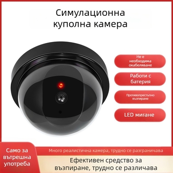 Имитираща камера за вътрешна употреба — за домашна сигурност, диапазон на работа -5 до 55°C, захранване 3V, пластмасов корпус