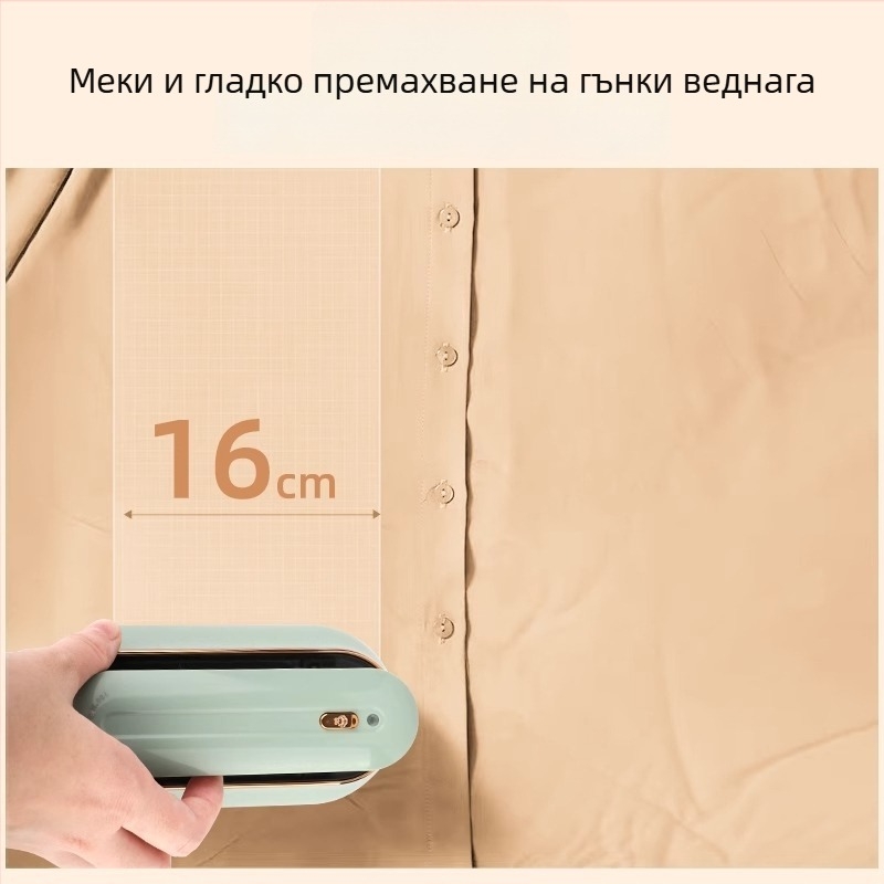 Zeop ръчен парогенератор за дрехи с двойно нагряване и микро-пресиращ пар, 1000W, 111–240V
