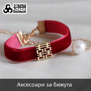 Едностранна кадифена лента с флок покритие за DIY аксесоари за коса от Ckacheychi/Khakis