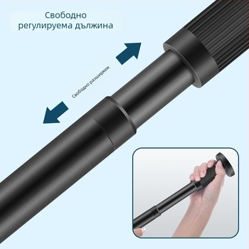 Телескопична пръчка за завеси, без пробив, неръждаема стомана/въглеродна стомана/ABS, за душ, гардероб и спалня като разделител, модерен минимализъм
