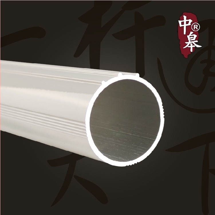 Римски прът за завеси – модел Economical Roman Rod, алуминиев сплав, за окачване на завеси, марка Chung Gao