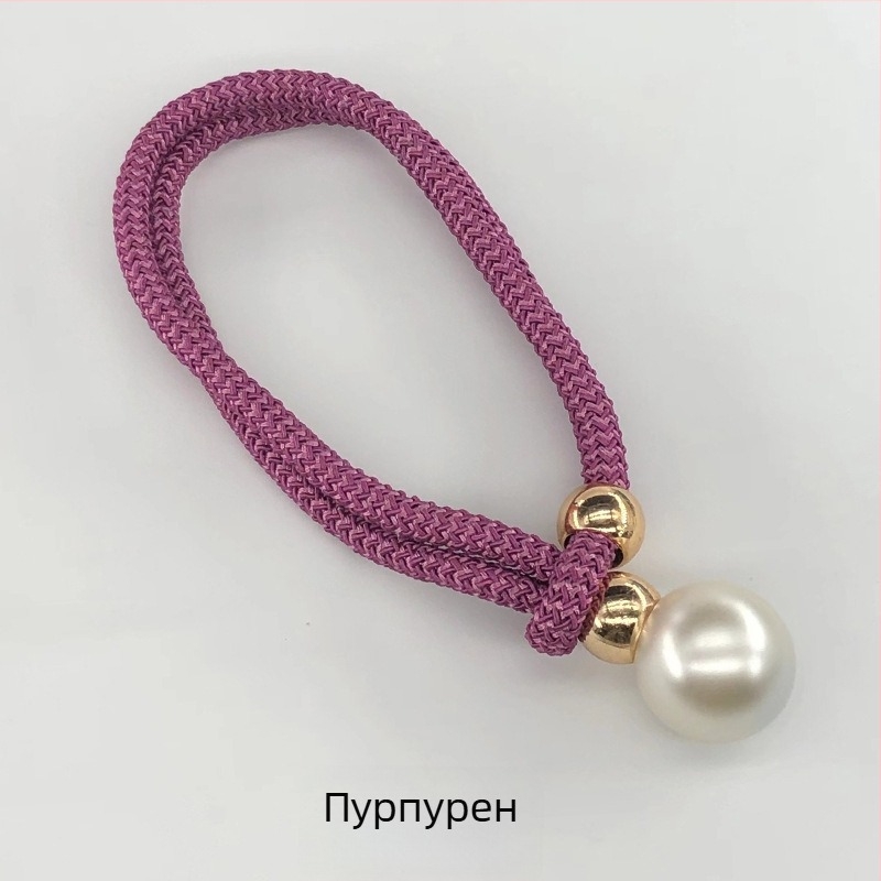 Завесни връзки от плат с перлени акценти, регулируеми стягащи ленти за завеси, стил лек лукс