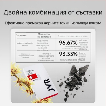 Jewell Носни ленти за черни точки – нежно Peel-Off, дълбоко почистване на порите и стягане на порите – 10 бр., подходящи за всички типове кожа, за мъже, 0.7 g/mL