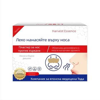 Пластир за нос против хъркане с билков аромат — универсално приложение за всички потребители и тип кожа, нормални спецификации