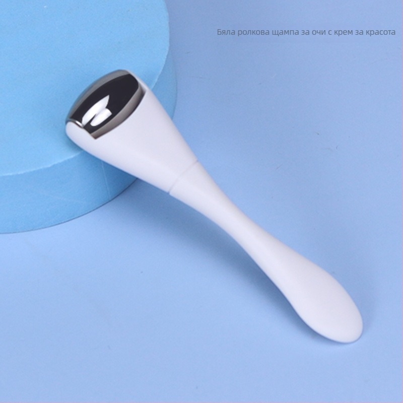 Масажор за очи с двойна глава, ръчен механизъм, метална ролка и ABS дръжка, 1 скорост, подходящ за домашна употреба