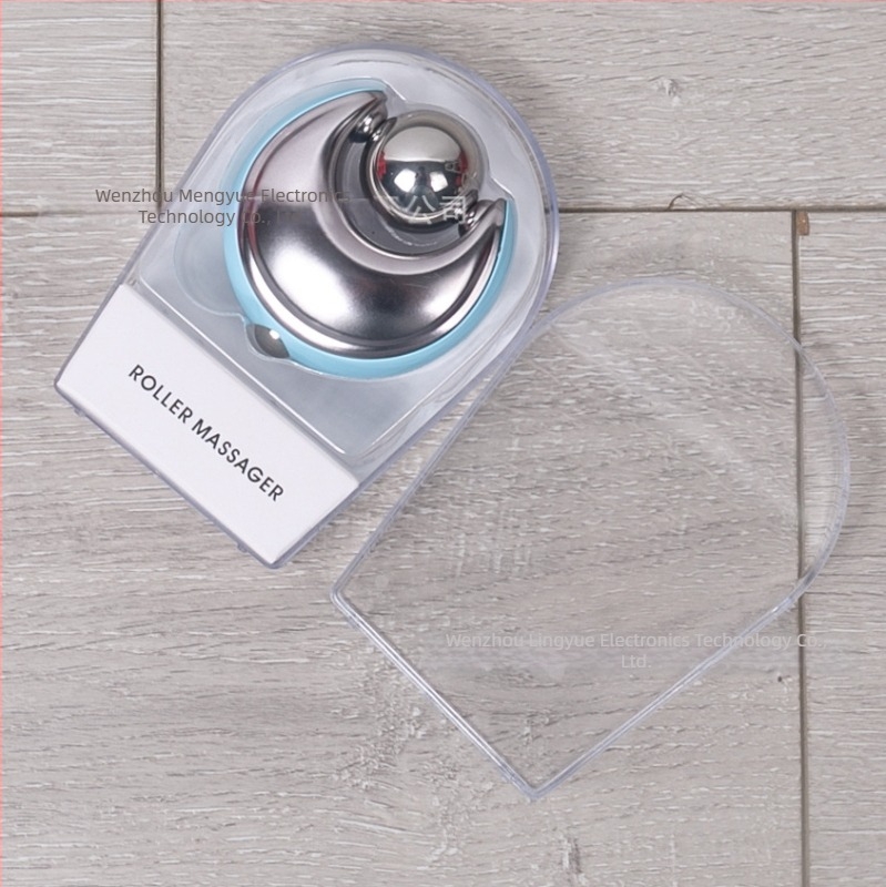 Ролков масажор от неръждаема стомана за студен компрес и грижа за кожата, 1 скорост, домашна употреба
